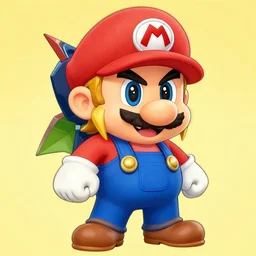 an in game portrait of link from paper mario : the origami king, paper mario : the origami king art style.