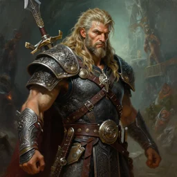 a highly detailed skyrim painting of namor, by james gurney, greg rutkowski, by craig mullins