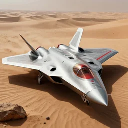 professional photograph of a crashed neo - futuristic simplified symmetrical stealth fighter by ilm, denis villeneuve, emmanuel shiu, zaha hadid, dust, vapor, cinematic desert scene, red paint detail, manga, dramatic, volumetric, concept art, hard surface, hyperrealism, high detail, trending on artstation, sharp focus, rendered in octane