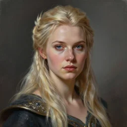 perfectly - portrait of a beautiful female nordic character, intricate, highly detailed, digital painting, loose brush strokes, realistic shaded lighting, artstation, concept art, smooth, sharp focus, illustration, realism, oil painting, unreal engine 5, 8 k, art by peter mohrbacher and and sam spratt