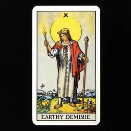 The tarot card of earthly demise, uncropped, 8k, wow do much detail.