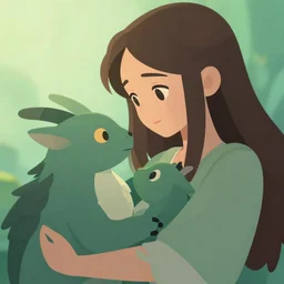 closeup, two fantasy creatures are catched by liana, liana wrap two fantasy creatures, in a gentle green dawn light, clean cel shaded vector art. shutterstock. behance hd by lois van baarle, artgerm, helen huang, by makoto shinkai and ilya kuvshinov, rossdraws, illustration, fantasy, lordoftherings