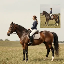 woman on horse collage by john stezaker