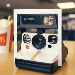 2009 photo taken on a Polaroid camera of the interior of a McDonald’s