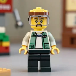 film still of breaking bad as a lego movie, 4 k