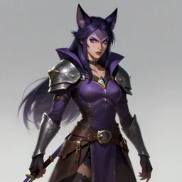 Werewolf Warrior Princess, digital art, trending on Artstation