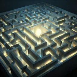 the infinite maze by beksinski, beuckelaer, glowing lights, bomberg, carus, moebius, delvaus, ellis, peter elson, giger, jansson, john martin, phillips coles, pollock, watrous. mysticism brutalism, ethereal, unsettling, artstation, 8 k, rendered, 3 d