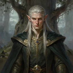 portrait, elven spellking of the first tree, stern expression, elegant, highly detailed, digital painting, artstation, concept art, smooth, sharp focus, illustration, artgerm, tomasz alen kopera, peter mohrbacher, donato giancola, joseph christian leyendecker, wlop, frank frazetta