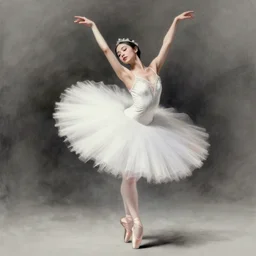 beautiful prima ballerina drawing, in the style of greg rutkowski, fantasy, amazing detail, epic, intricate, elegant, smooth, sharp focus