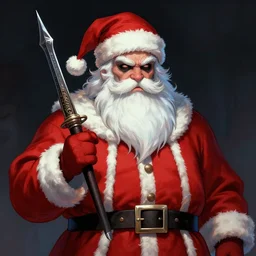 santa, doom artwork, santa in doom