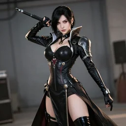 bayonetta in a striking pose