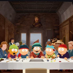 south park last supper by leonardo davinci