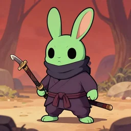 a ninja mutant rabbit