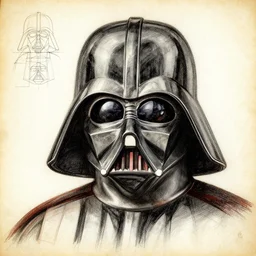 darth vader schematic drawn by da vinci - n 9