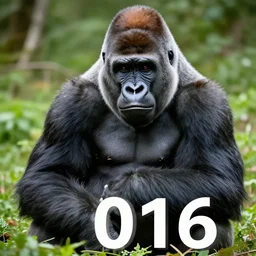 a meme of a gorilla in 2 0 1 6