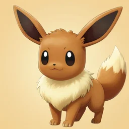 Eevee fanart, Pokemon, brown fur, cute, detailed fur, furaffinity