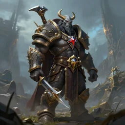 orcish wolfrider Warcraft digital art
