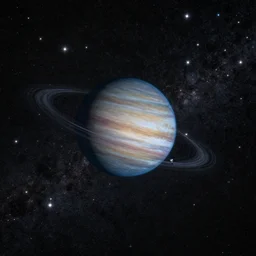 a vast scene of stars and planets in space, 8 k resolution, telescopic imagery