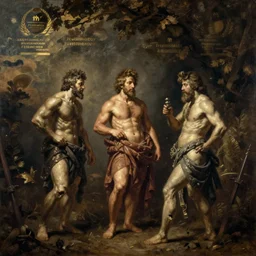 fleshsmith fleshforge fleshson, oil painting by Rembrandt