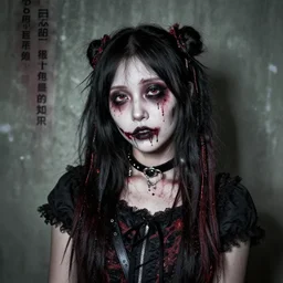 emo zombie girl