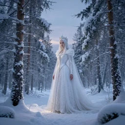 photography alexey gurylev, princess, mysterious, lapland edge snow - covered trees volumetric light ethereal twilight by noah bradley and john howe, deep focus, d & d, fantasy, complex, elegant, highly detailed, digital painting, artstation, concept art, matte, clear focus, illustration, hearthstone, artgerm art, greg rutkovsky and alphonse mucha