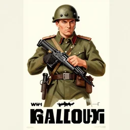 a german propaganda poster during ww 2, vector art, artstation, detailed, 8 k resolution, retro