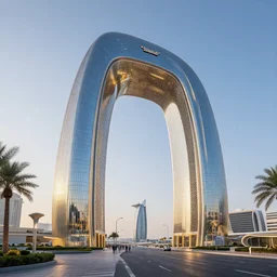 giant toilet arch vis of dubai city of the future named toilet land