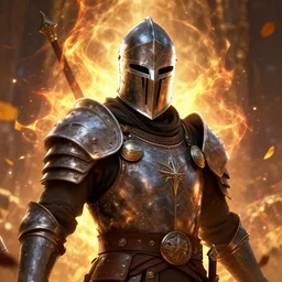 knight warrior helmet skyrim mask elder scrolls v nordic armor bethesda adam adamowicz illustration character design concept, unreal 5, daz, hyperrealistic, octane render, cosplay, rpg portrait, dynamic lighting, intricate detail, harvest fall vibrancy, cinematic volume inner glowing aura global illumination ray tracing hdr