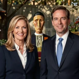 margorie taylor greene and matt gaetz, grant wood ’ s american gothic, artistic