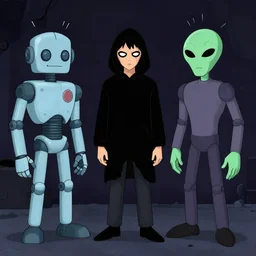 🧛‍♂️🧑‍🦲👤🦿🤖👾👽💎