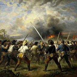 the Texas revolution, battle scene, cinematic, epic, amazing, wow, beautiful painting, by Johannes Vermeer, by Ted Nasmith