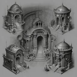 sewer dungeon concept art on grey sketch heavy 1 2 3, deep focus, intricate, highly detailed, digital painting, artstation, concept art, matte, sharp focus, illustration, art by artgerm and greg rutkowski