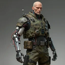 a cyborg soldier with wires and cables bursting out of their right arm in the style of h. r. giger / david cronenberg / zdzisław beksinski trending on artstation deviantart pinterest hyper detailed photorealistic highlights and shadow hd 8 k post - processing high resolution
