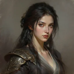 perfectly - portrait of a beautiful female mythical character from games, intricate, highly detailed, digital painting, loose brush strokes, realistic shaded lighting, artstation, concept art, smooth, sharp focus, illustration, realism, oil painting, unreal engine 5, 8 k, art by peter mohrbacher and and sam spratt