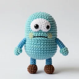 zergling amigurumi, detailed