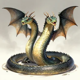 a two headed eel dragon