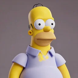 3 d cgi artstation, masterpiece. bonkers lol lmao rofl hilarious funny humorous haha dank photorealistic irl homer simpson meme. portrait. zany mannerism. octane 3 d render. sharpen filter. hyperdetailed full - color skin textures. human like rendition.