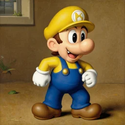 waluigi by hans baldung,