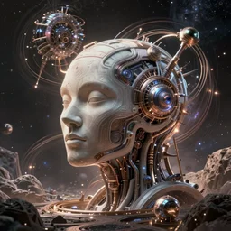 chaotic visions of supa cybernetic mind psychedelic cosmic technology style