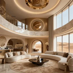 luxury apartment interior, dune movie, intricate, elegant, highly detailed, john park, craig mullins, sparth, ruan jia, jeffrey catherine jones