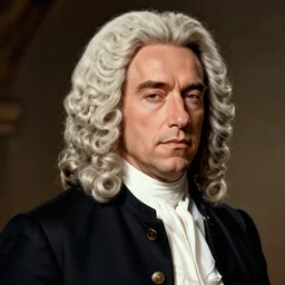 epic professional digital portrait art of Arnold Schwarzenegger if he was Johann Sebastian Bach, ,best on artstation, cgsociety, wlop, Behance, pixiv, astonishing, impressive, outstanding, epic, cinematic, stunning, gorgeous, much detail, much wow, masterpiece.