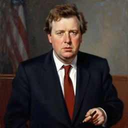 socialist realism art of tucker carlson as a dictator