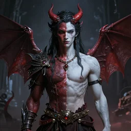 being who is half human and half demon 8k occult
