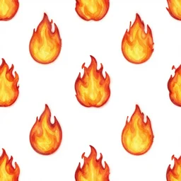 a seamless pattern of 🔥