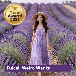 a lavender farm, photography, award winning, 4 k