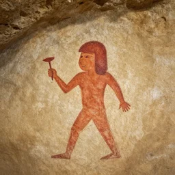 Amogus Cave Painting of 8th century