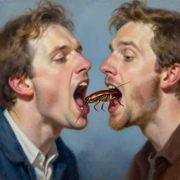 cockroach in my mouth, painting by tim bradstreet and michael whelan