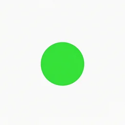 a void image with a green point on center