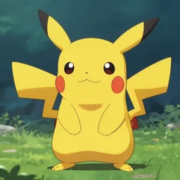 a stone pikachu
