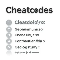 The visual representation of cheatcodes